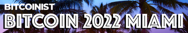 Банер біткойніст біткойн 2022 Майамі