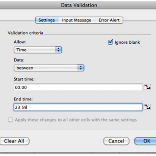 data-validaties