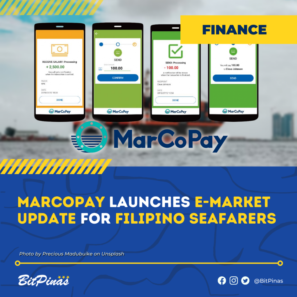 Η MarCoPay λανσάρει Ενημέρωση E-Market για Φιλιππινέζους Ναυτικούς Το PlatoBlockchain Data Intelligence. Κάθετη αναζήτηση. Ολα συμπεριλαμβάνονται.