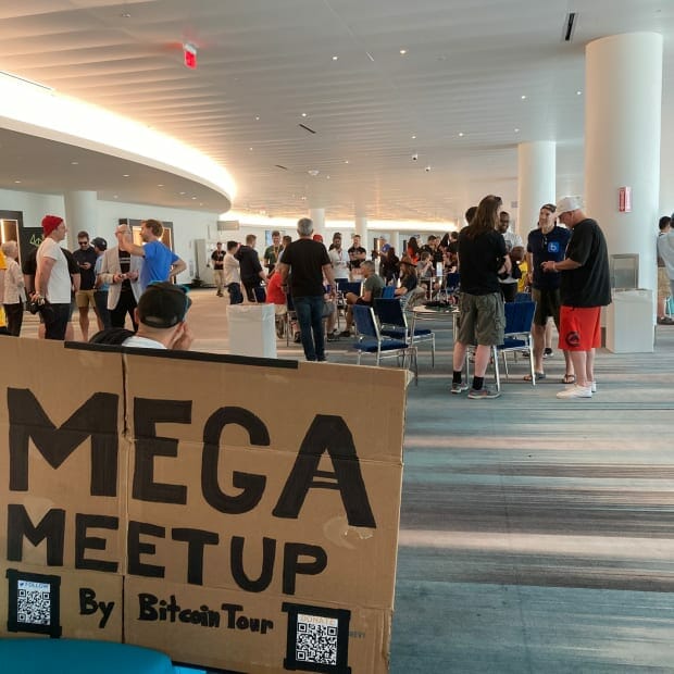 Mega Meetup rassemble les Bitcoiners au Bitcoin 2022 PlatoBlockchain Data Intelligence. Recherche verticale. Aï.