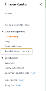 Search for knowledge in Quip documents with intelligent search using the Quip connector for Amazon Kendra PlatoBlockchain Data Intelligence. Vertical Search. Ai.
