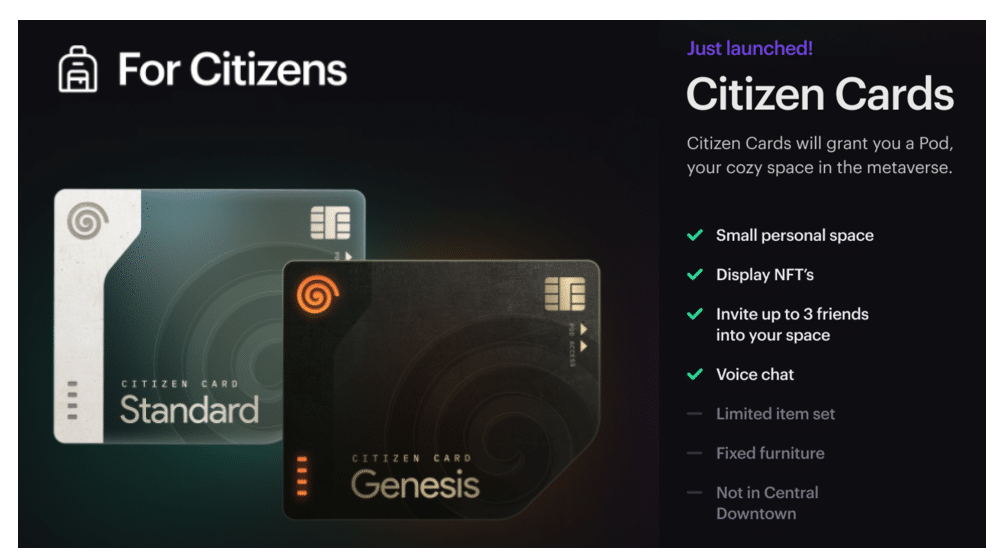 नागरिक कार्ड और लाभ