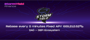 Storm Yield Finance – Revolutionizing Defi with 669,212.62%APY and DAO Ecosystem PlatoBlockchain Data Intelligence. Vertical Search. Ai.