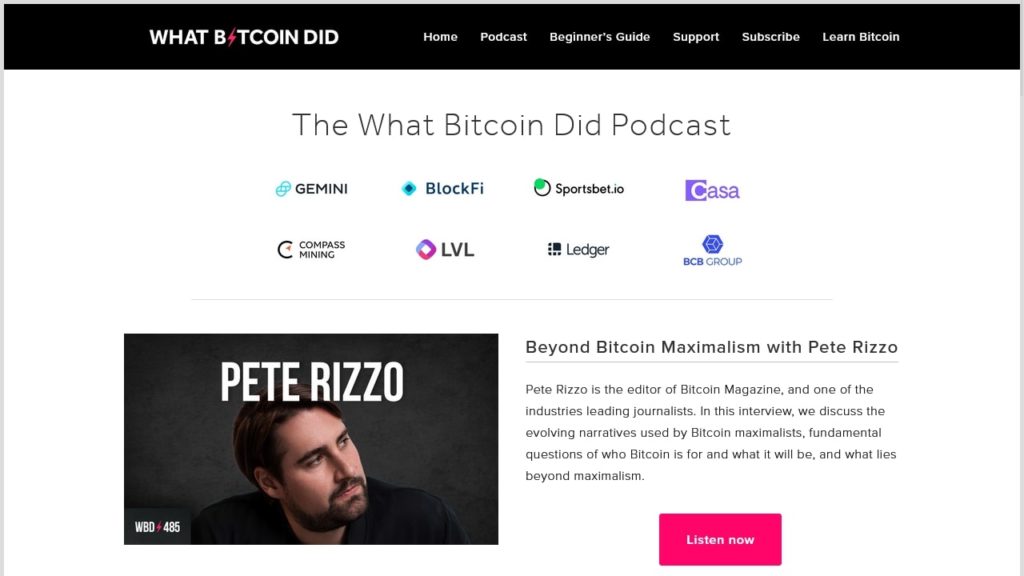 Hva Bitcoin gjorde podcast