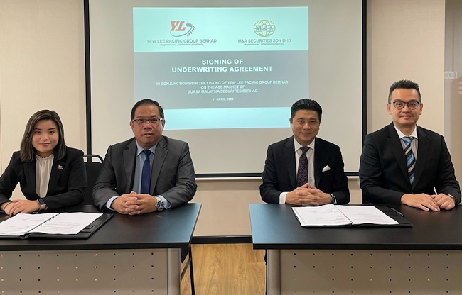 Yew Lee Pacific Group Bhd Engages M&A Securities Sdn Bhd to Manage Listing Exercise corporate finance PlatoBlockchain Data Intelligence. Vertical Search. Ai.