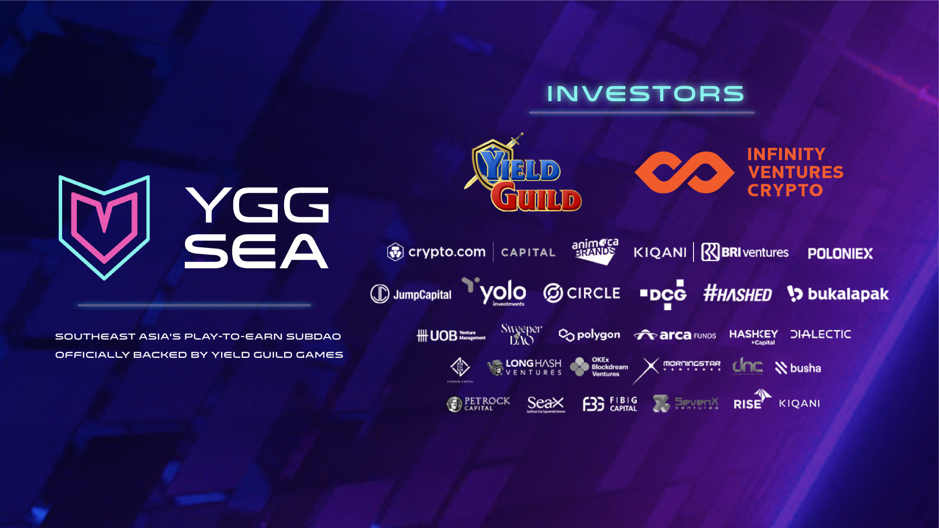 YGG SEA đảm bảo 15 triệu đô la từ các nhà đầu tư Marquee để thúc đẩy hoạt động chơi trò chơi kiếm tiền ở Đông Nam Á Thông minh dữ liệu PlatoBlockchain. Tìm kiếm dọc. Ái.
