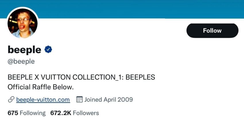 مآثر Beeple Twitter ترى قراصنة يستنزفون أكثر من 200 ETH PlatoBlockchain Data Intelligence. البحث العمودي. عاي.