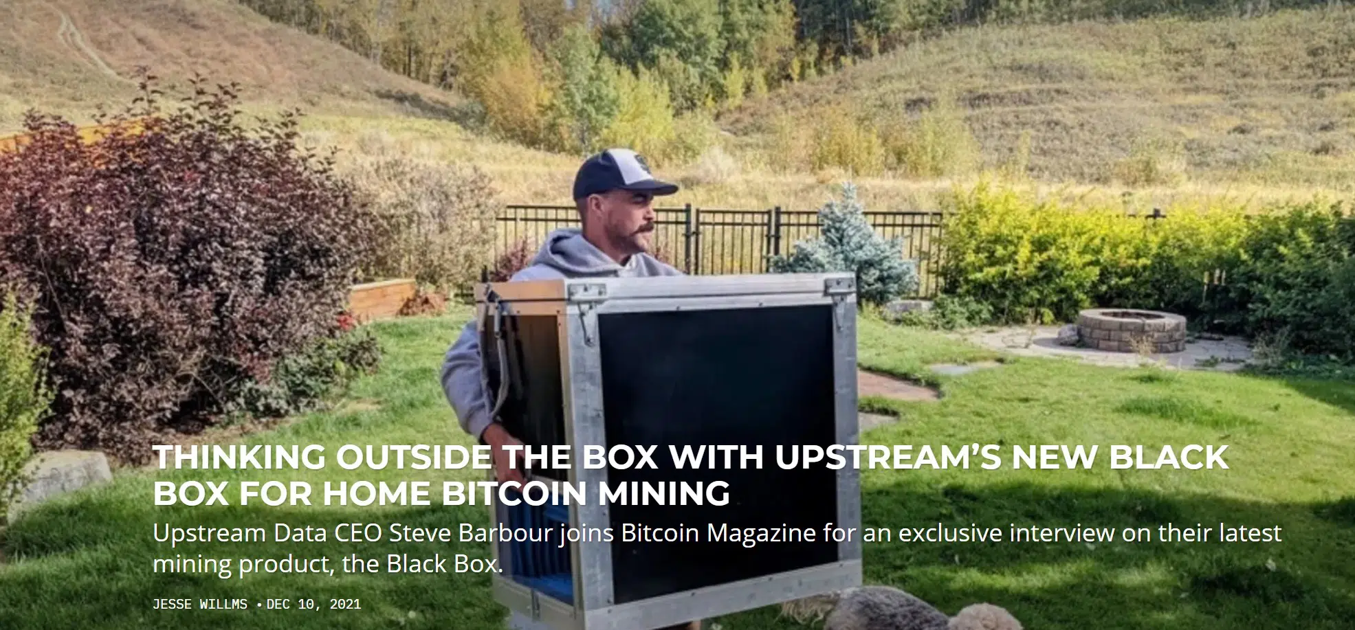 bloque negro de minería de bitcoin