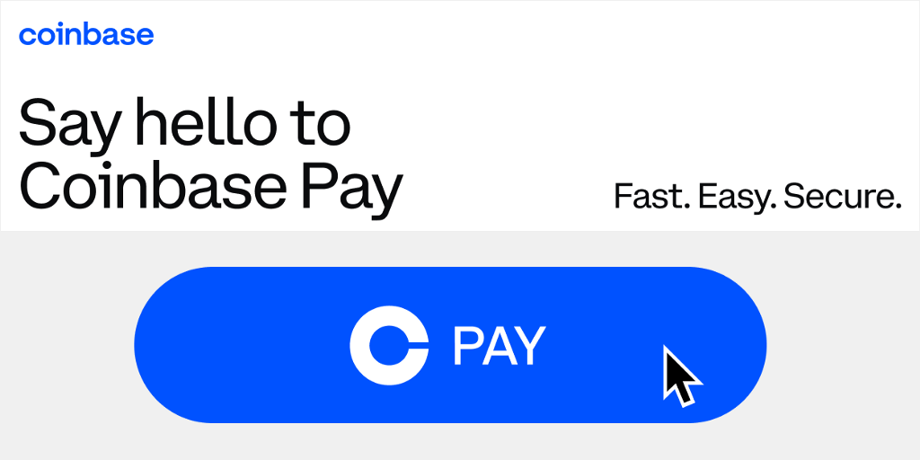 Coinbase Pay, the easiest way to purchase or transfer crypto, is now available for web3 developers Coinbase PlatoBlockchain Data Intelligence. Vertical Search. Ai.