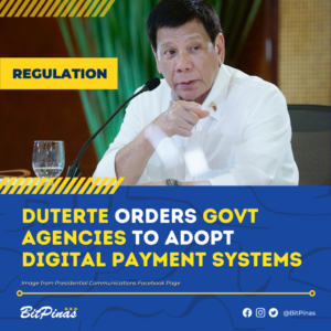 Duterte Orders Gov’t Agencies To Use Digital Payment Systems PlatoBlockchain Data Intelligence. Vertical Search. Ai.