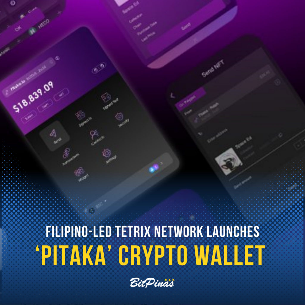 Filipińska sieć Tetrix Network wprowadza „Pitaka” Crypto Wallet PlatoBlockchain Data Intelligence. Wyszukiwanie pionowe. AI.