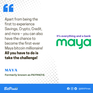 أطلقت حملة Maya Bitcoin Millionaire ذكاء بيانات PlatoBlockchain. البحث العمودي. عاي.