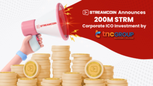 StreamCoin Announces 200M STRM Corporate ICO Investment by TNC IT Group PlatoBlockchain Data Intelligence. Vertical Search. Ai.
