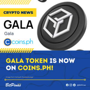 Agora você pode comprar Gala Token em Coins.ph PlatoBlockchain Data Intelligence. Pesquisa vertical. Ai.