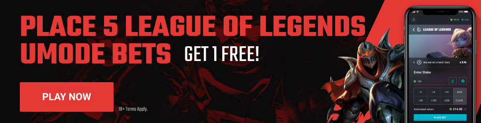 fogadj magadra online most játssz játékokat lol League of Legends hirdetés ajánlat esportsbook esport fogadás unikrn tippster hírek