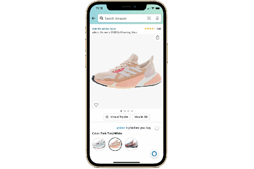 Amazonでは、AR PlatoBlockchain Data Intelligenceを使用して、購入する前に靴を「試着」できます。 垂直検索。 愛。