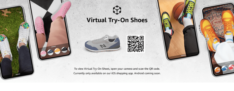 Amazon laat je schoenen 'uitproberen' voordat je ze koopt met behulp van AR PlatoBlockchain Data Intelligence. Verticaal zoeken. Ai.