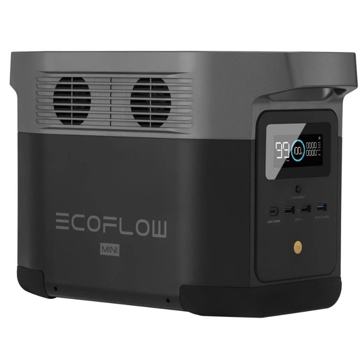 EcoFlow DELTA mini bærbar kraftstation - Bedste højteknologiske mulighed
