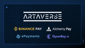Το Binance Pay, το Alchemy Pay, οι ePayments και το QponBay υποστηρίζουν πληρωμές κρυπτογράφησης εκτός σύνδεσης για NFT στο «Artaverse» PlatoBlockchain Data Intelligence. Κάθετη αναζήτηση. Ολα συμπεριλαμβάνονται.