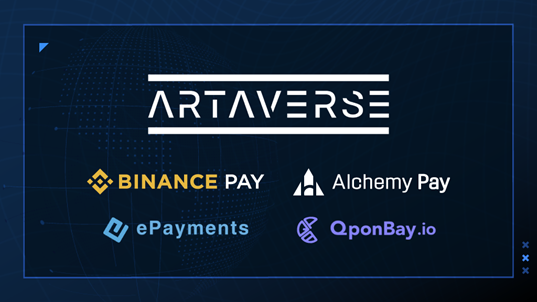 Binance Pay, Alchemy Pay, ePayments, और QponBay 'Artaverse' PlatoBlockchain Data Intelligence पर NFT के लिए ऑफलाइन क्रिप्टो भुगतान का समर्थन करते हैं। लंबवत खोज। ऐ.