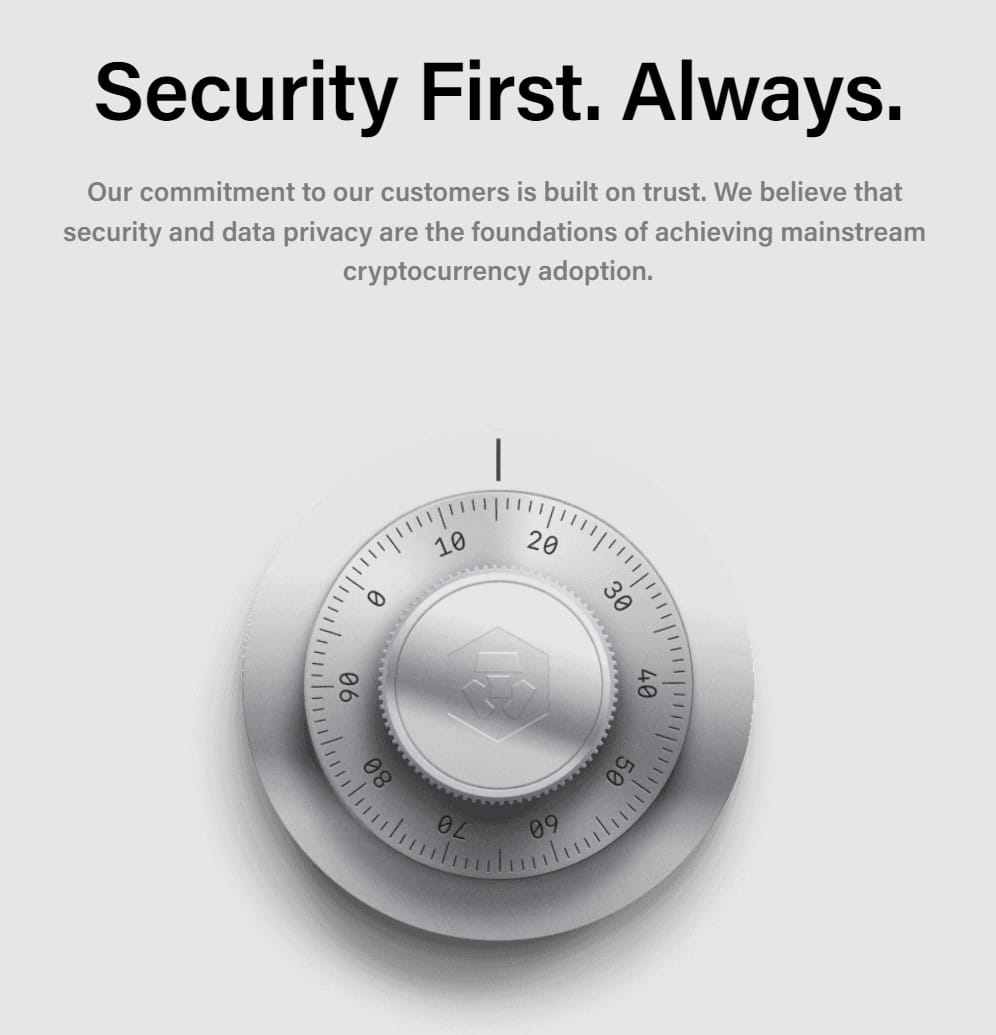 kripto.com güvenliği