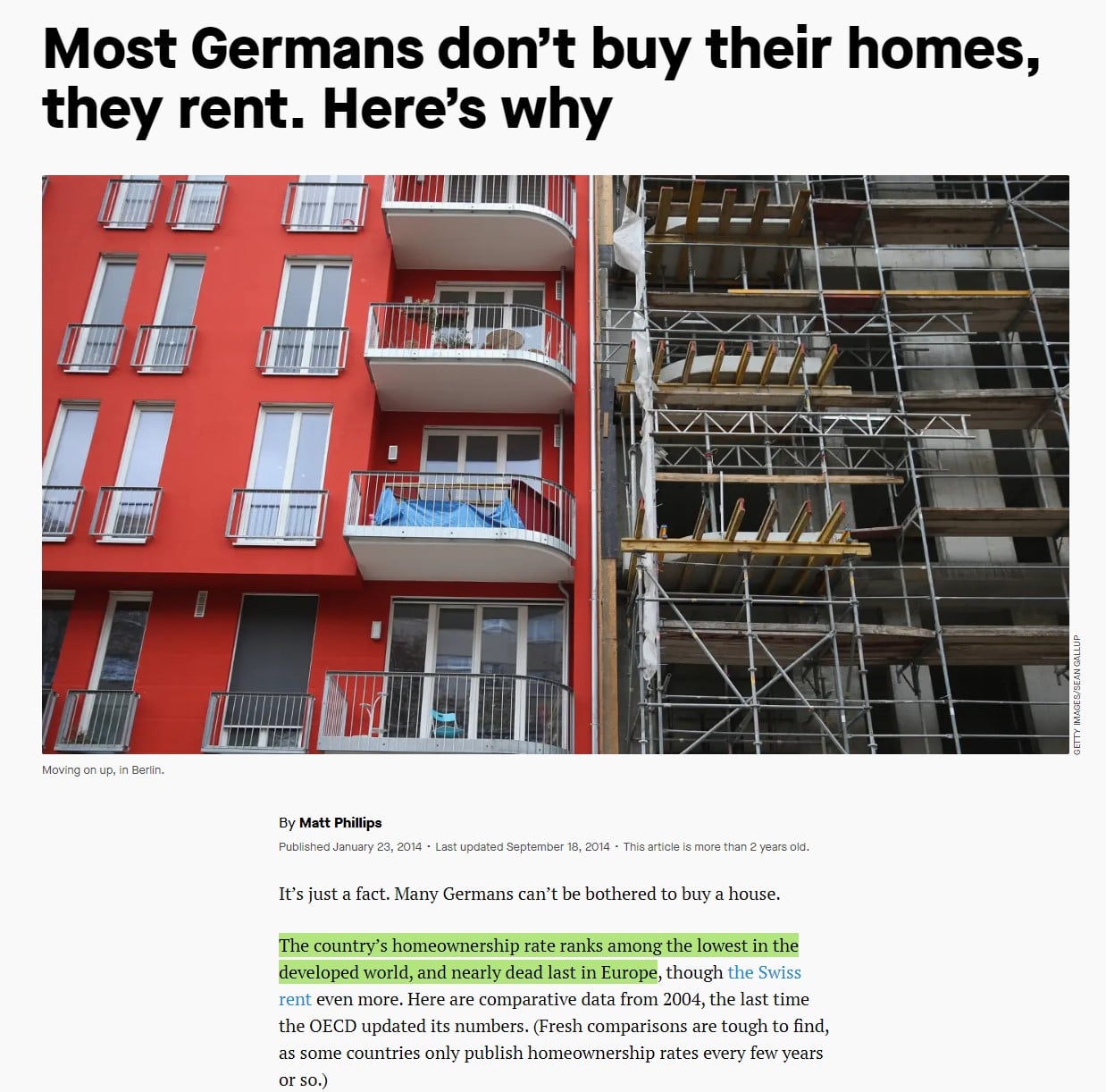 tiền thuê nhà của người Đức