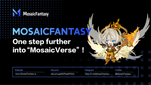 Guild Master Recruitment Event for MosaicFantasy (3A card game on chain) expandable PlatoBlockchain Data Intelligence. Vertical Search. Ai.