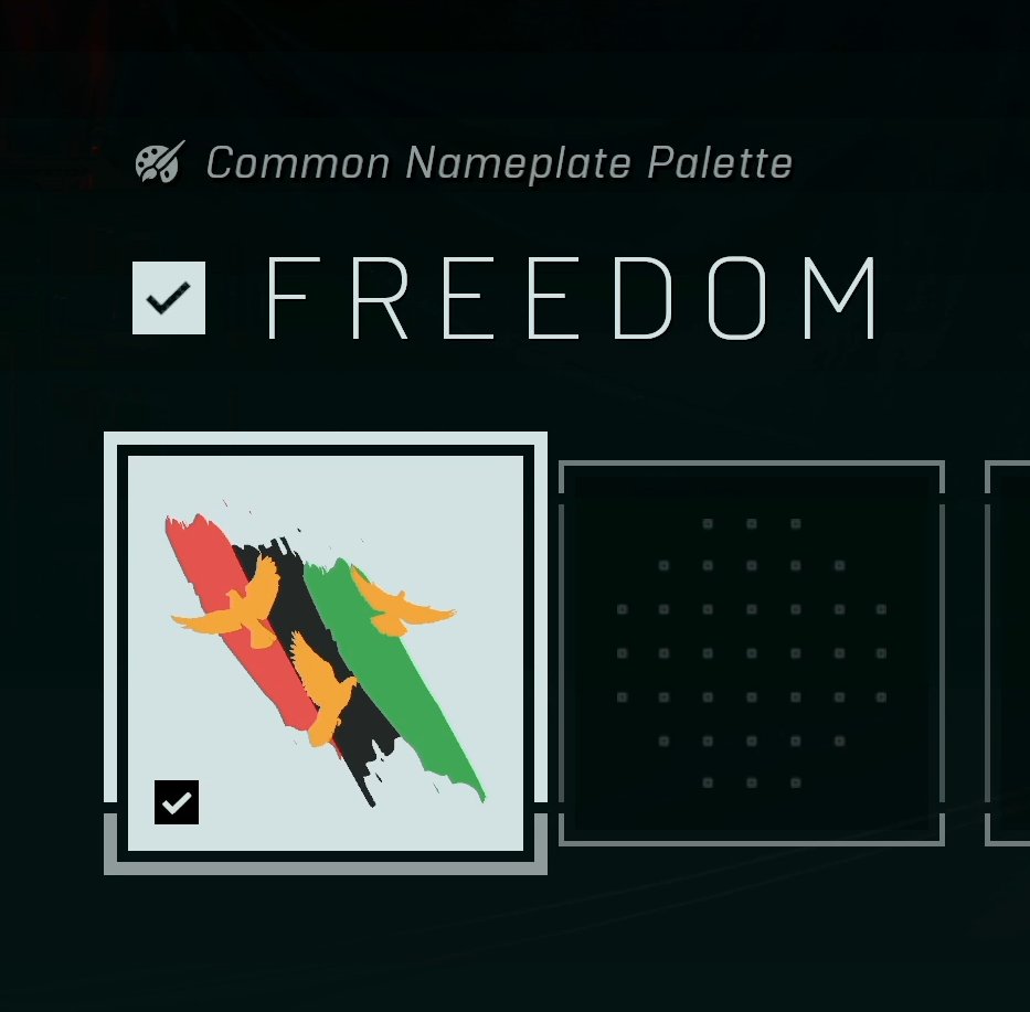 Halo Infinite - Freedom-navnelapp