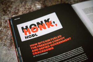 Honk, Honk, HODL: Bitcoin đã thúc đẩy đoàn xe tự do như thế nào và thách thức sự đàn áp của chính phủ Trí thông minh dữ liệu PlatoBlockchain. Tìm kiếm dọc. Ái.