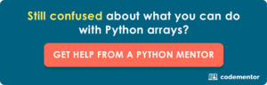 How to Create An Array in Python and other things you need to know about Python Array PlatoBlockchain Data Intelligence. Vertical Search. Ai.