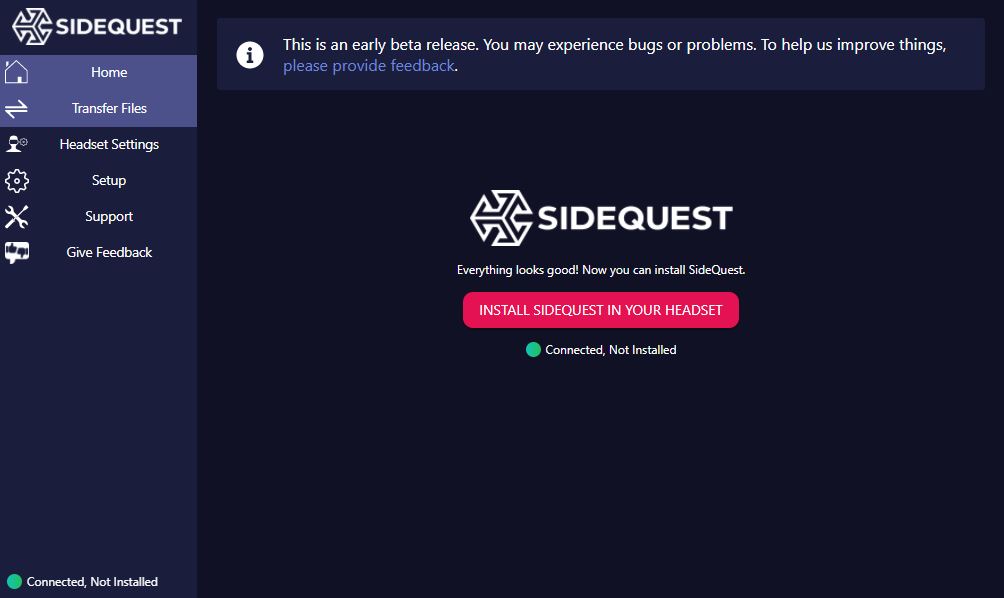 Tartalom oldalbetöltése az Oculus Quest és Quest 2 alkalmazásban a SideQuest (2022-ben frissített) PlatoBlockchain adatintelligencia használatával. Függőleges keresés. Ai.