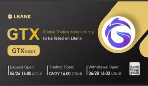 LBank Exchange, Küresel Ticaret Xenocurrency (GTX) PlatoBlockchain Veri İstihbaratını Listeliyor. Dikey Arama. Ai.