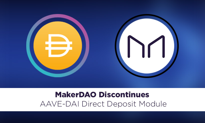 MakerDAO afskærer sit AAVE-DAI Direct Deposit-modul PlatoBlockchain Data Intelligence. Lodret søgning. Ai.