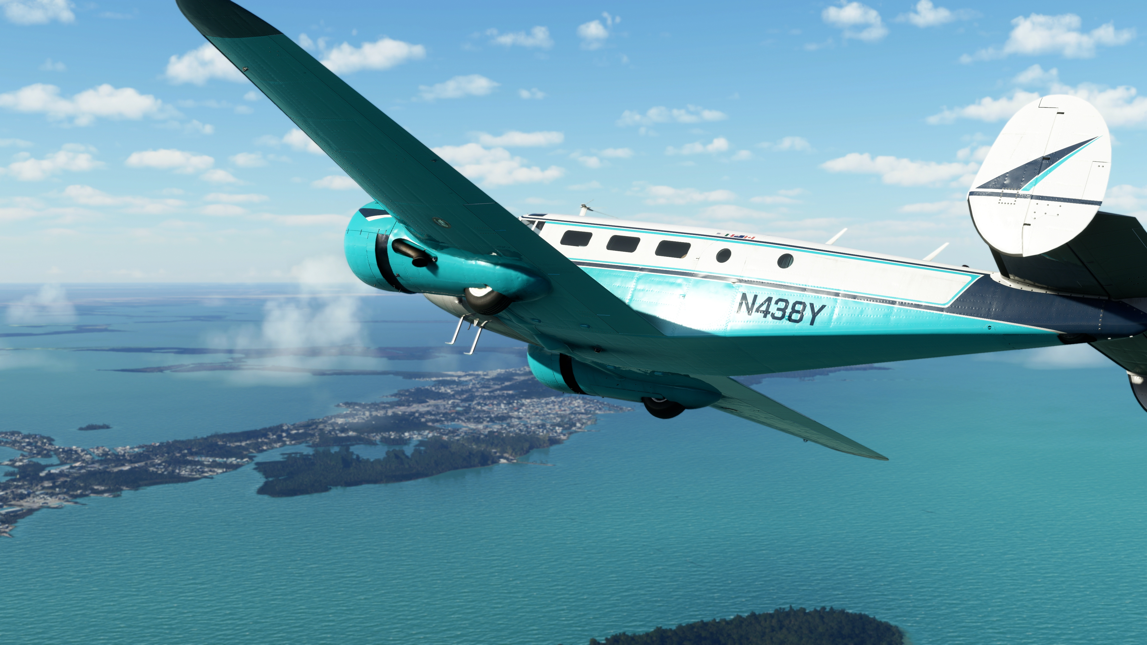Microsoft Flight Simulator - Local Legends 5 - Tangkapan layar Beechcraft Model 18