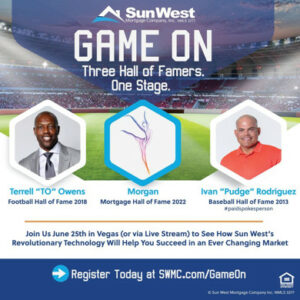 Mortgage giant Sun West Up to give away 5 ETH as they introduce blockchain technology during the Game on event June 25th via livestream from Vegas Livestream PlatoBlockchain Data Intelligence. Vertical Search. Ai.