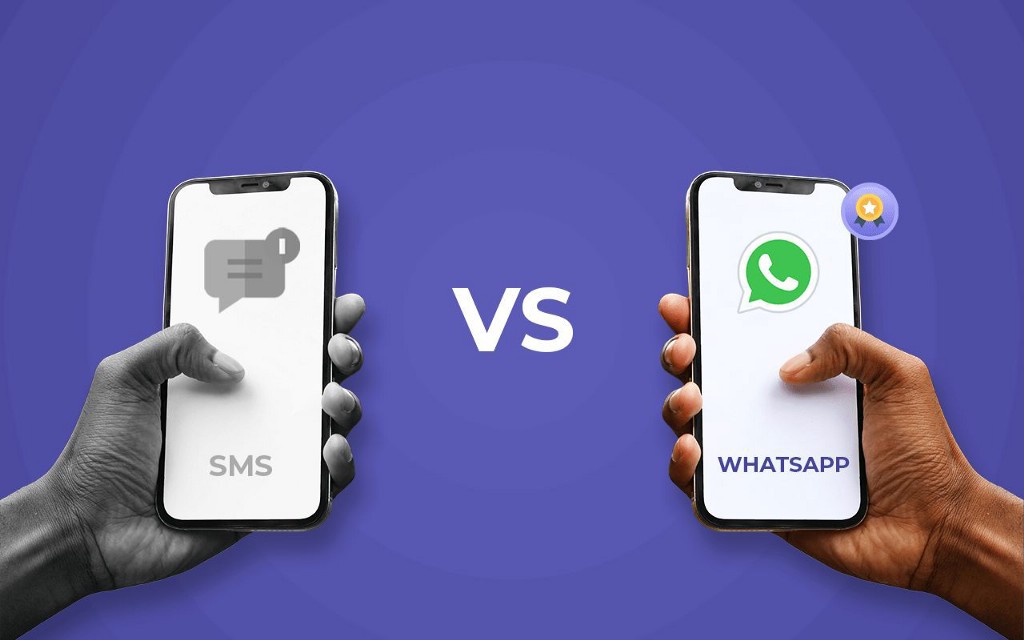 SMS versus WhatsApp - SMS sterft uit, WhatsApp neemt PlatoBlockchain Data Intelligence over. Verticaal zoeken. Ai.