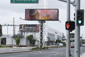 SpartaCats Troll Doge a Billboard Advertising PURR Meme Coin in front of the Tesla & SpaceX Office PlatoBlockchain Data Intelligence. Vertical Search. Ai.