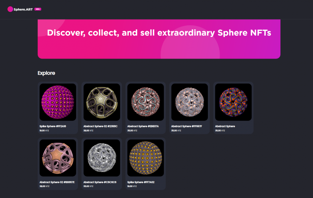 Sphere.ART: 3D Sphere NFT Marketplace PlatoBlockchain Data Intelligence. Вертикальний пошук. Ai.