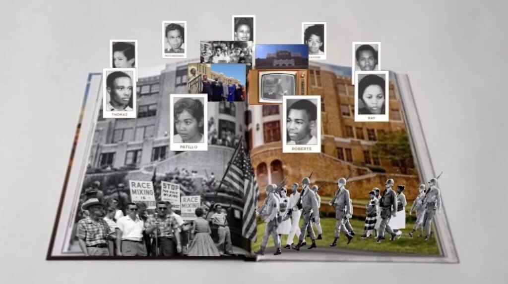 US Civil Rights Trail-bok - AR-upplevelse - Little Rock Nine