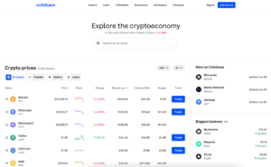 A research platform for the entire cryptoeconomy: Coinbase Prices is now Coinbase Explore PlatoBlockchain Data Intelligence. Vertical Search. Ai.