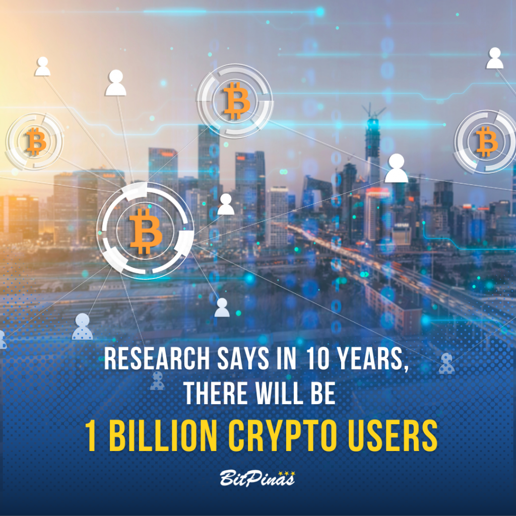 PlatoBlockchain 数据智能研究表明，到 2030 年，加密货币用户将达到 XNUMX 亿。垂直搜索。人工智能。