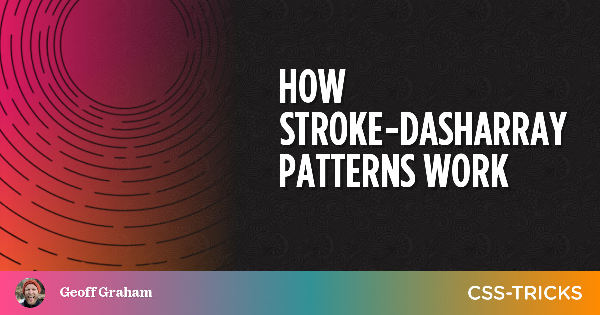 Kako delujejo vzorci stroke-dasharray Podatkovna inteligenca PlatoBlockchain. Navpično iskanje. Ai.