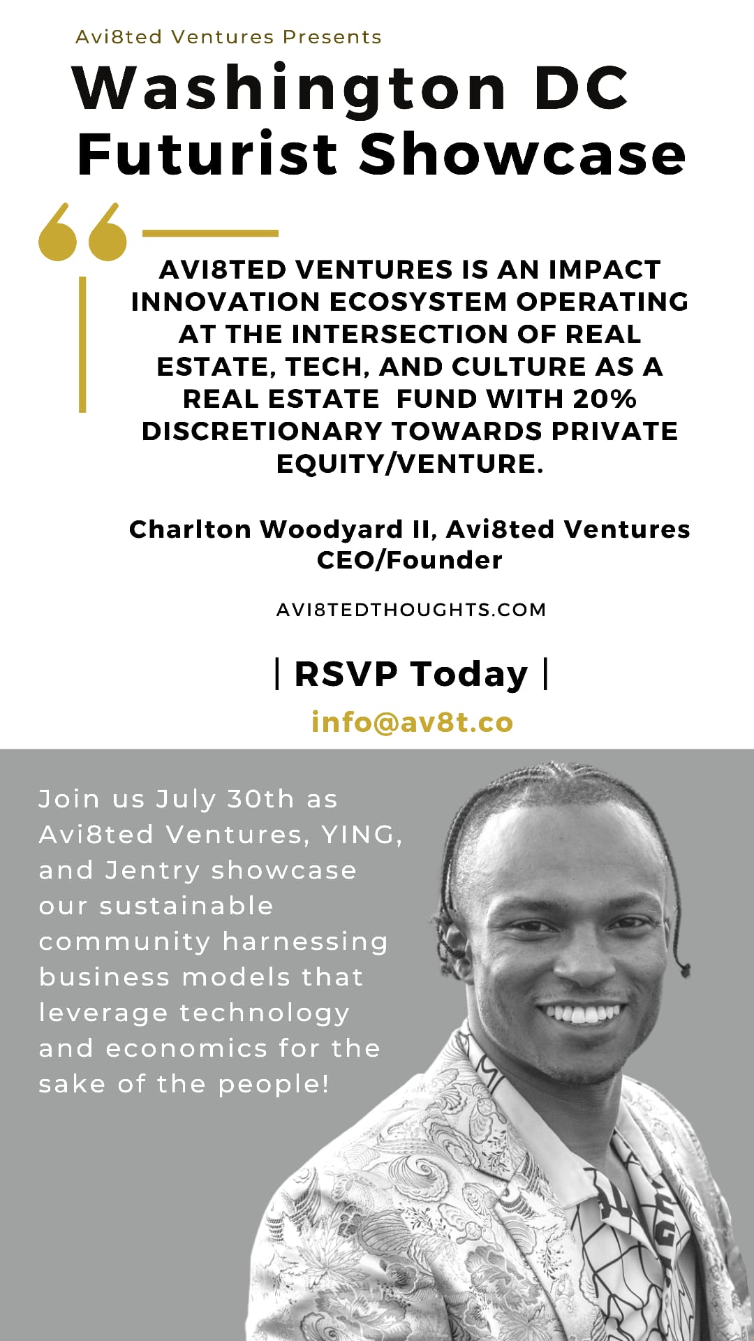 Avi8ted Ventures Showcase Washington, D.C.’s Progress as a Global Emerging Tech Ecosystem for BIPOC and Women Founders models PlatoBlockchain Data Intelligence. Vertical Search. Ai.