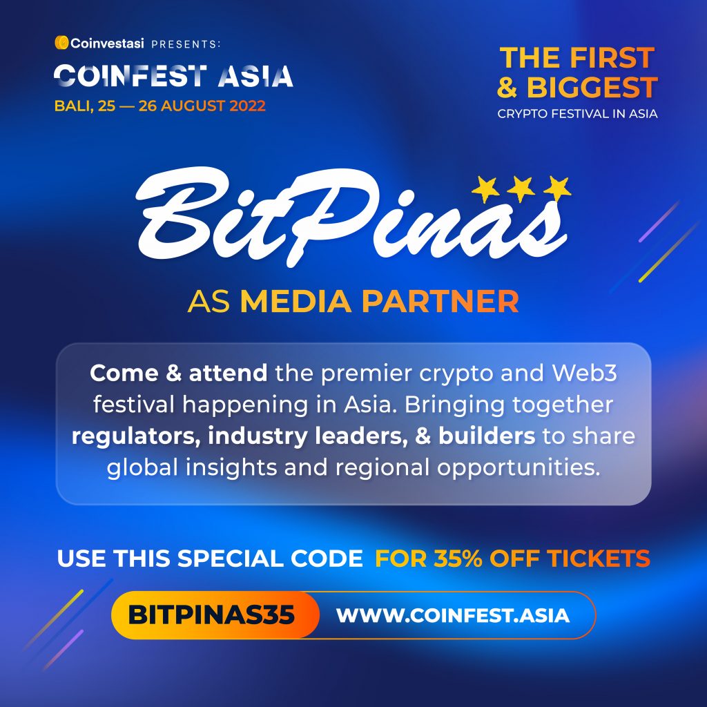Indonesia to host Coinfest Asia, The First and Biggest Crypto Festival in Asia PlatoBlockchain Data Intelligence. Vertical Search. Ai.