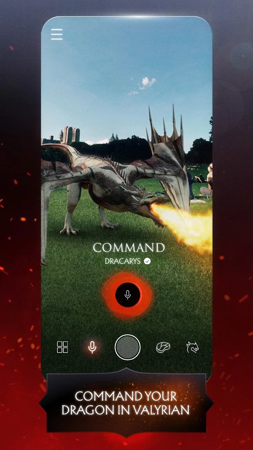 Game Of Thrones AR-appen låter dig tämja din egen Dragons PlatoBlockchain Data Intelligence. Vertikal sökning. Ai.