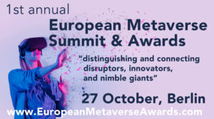 European Metaverse Summit & Awards – 27 October – Berlin PlatoBlockchain Data Intelligence. Vertical Search. Ai.