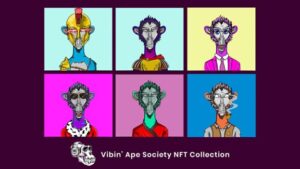 Vibin’ Ape Society NFT Collection برای راه اندازی هوش داده پلاتوبلاکچین آماده شده است. جستجوی عمودی Ai.