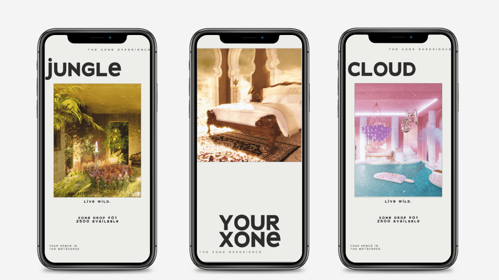 XONE app - Cloud XONE og Jungle XONE
