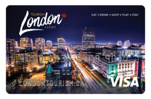 עיצוב כרטיס מותאם אישית של תיירות לונדון.