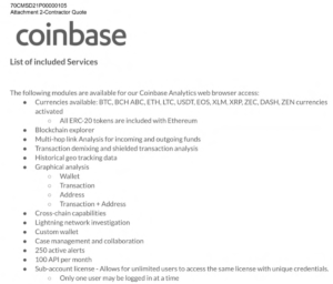 Cosa dice la partnership di Coinbase con ICE sulla sorveglianza Bitcoin PlatoBlockchain Data Intelligence. Ricerca verticale. Ai.